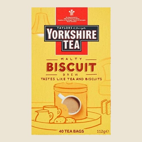 Yorkshire Tea Biscuit Brew & Gold セット Amazon.com : Yorkshire Tea Biscuit Brew Tea Bags, Pack of 4 (total