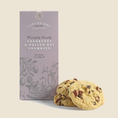 Cartwright & Butler Cranberry And Rolled Oat Crumbles | Brits