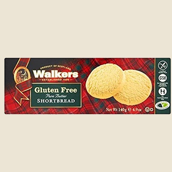 Walkers Gluten Free Shortbread Rounds Brits