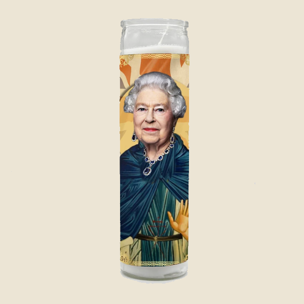 Sold Queen Elizabeth candle